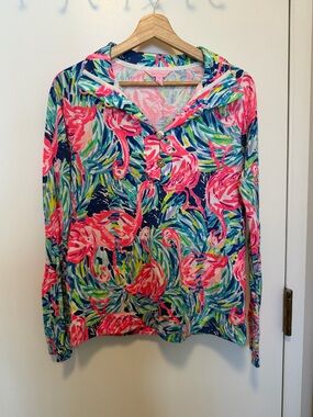 Lilly Pulitzer Flamingo Pullover size XS